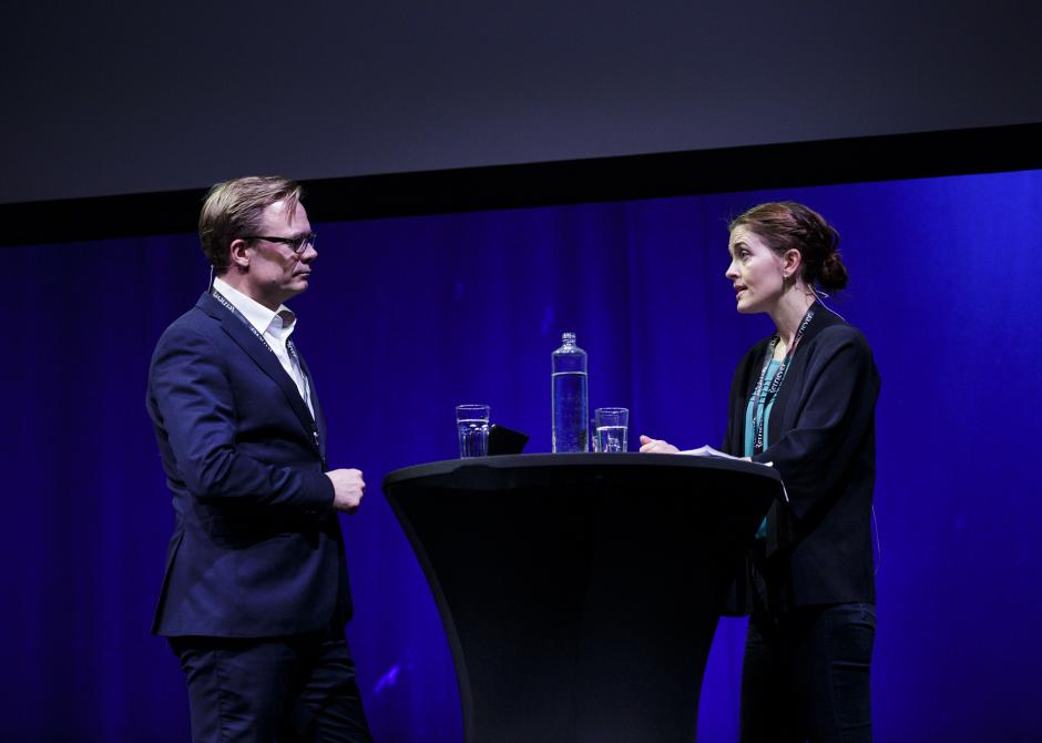 Tora Håndlykken og Espen Aas