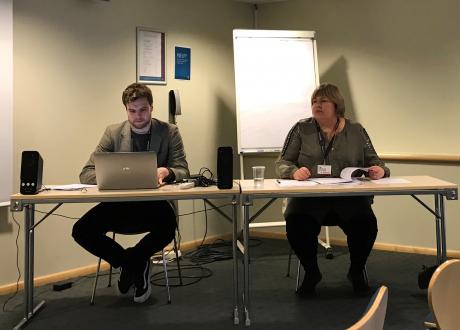 elin Floberghagen og Mathias Vedeler