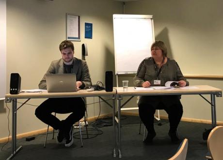 Elin Floberghagen og Mathias Vedeler